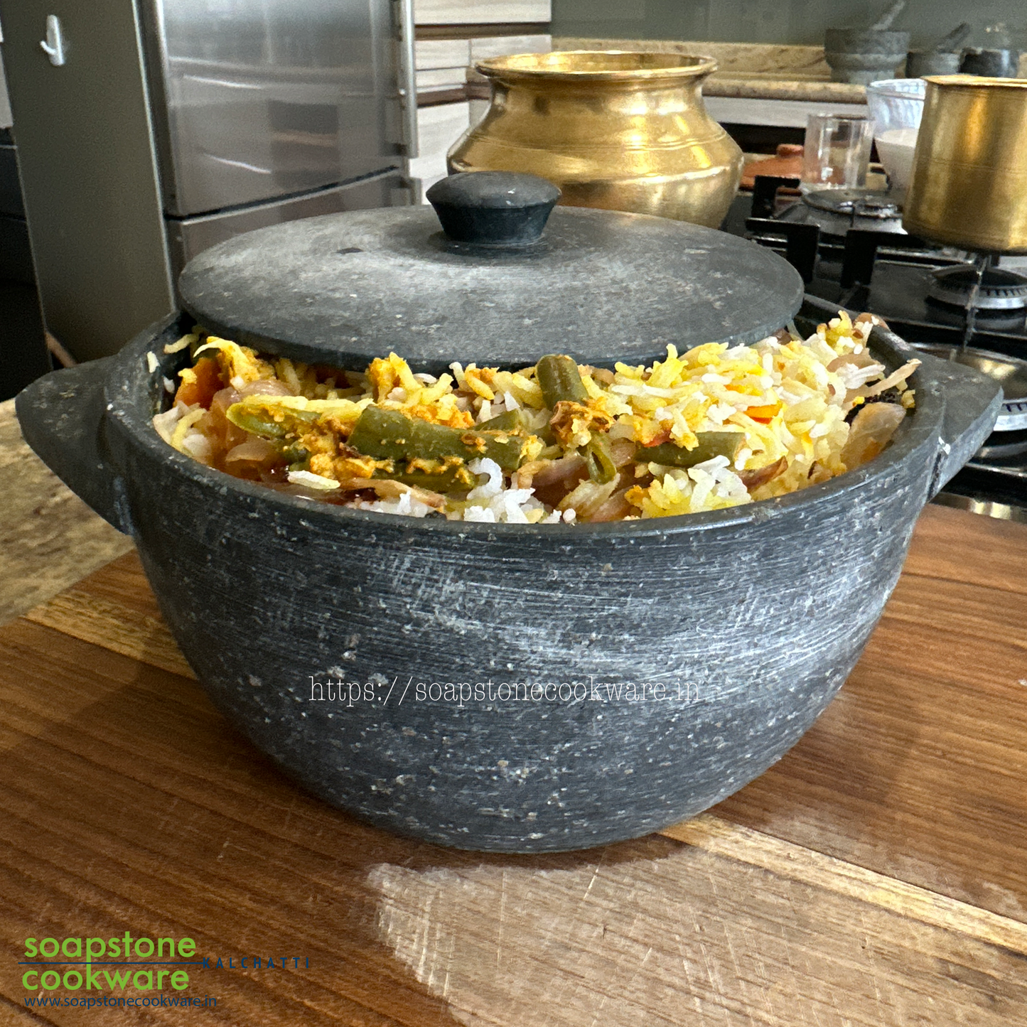 Biryani Pot (TREATED) Size - XXL. Capacity 2.5-3 liters