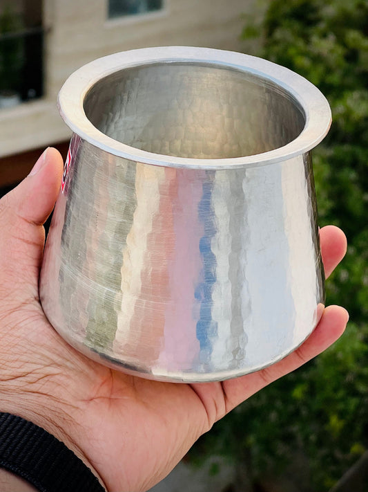 Eeya Chombu (Tin Vessel) Vennathazhi Shape - M