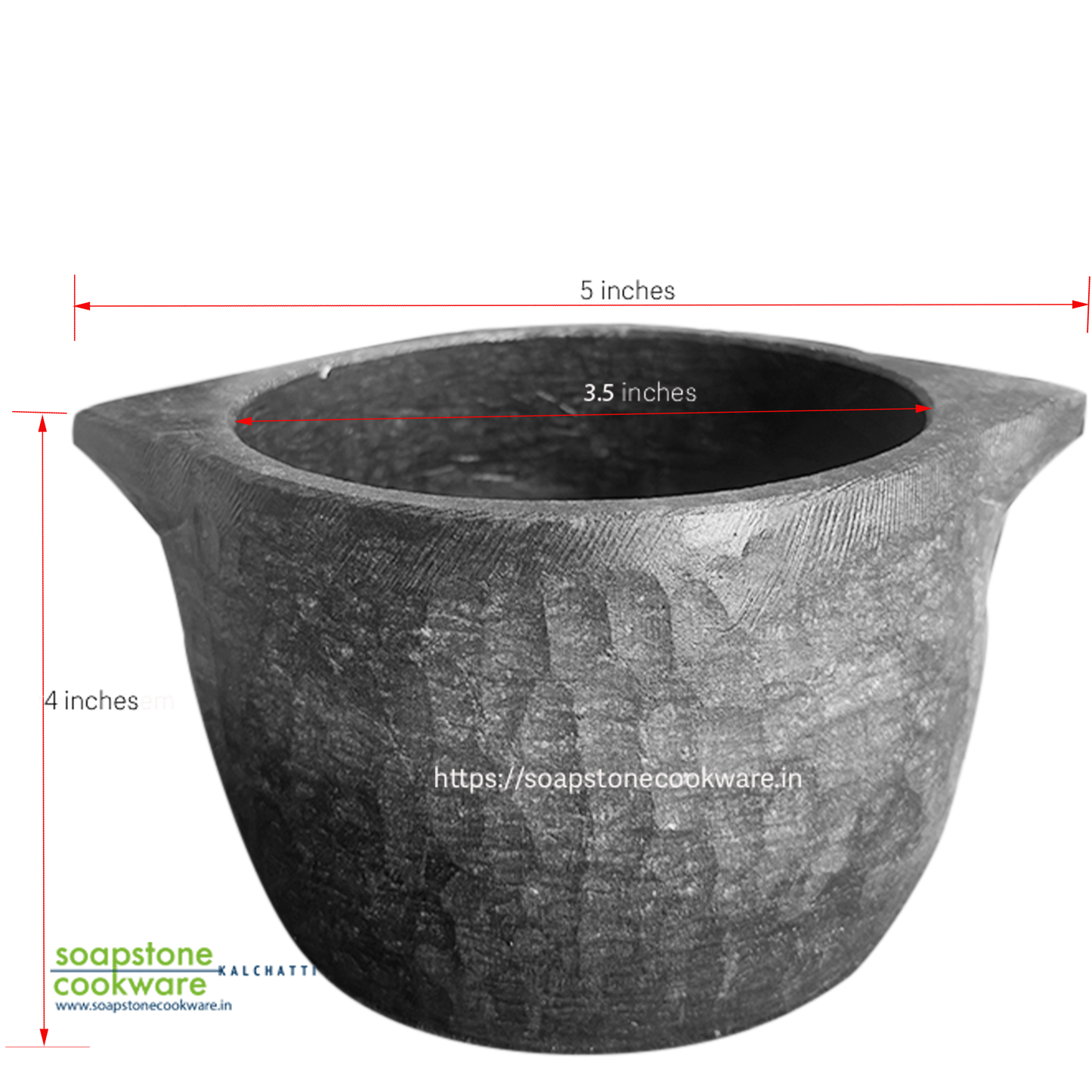 Kalchatti XS Size (TREATED) Capacity under 900 ML