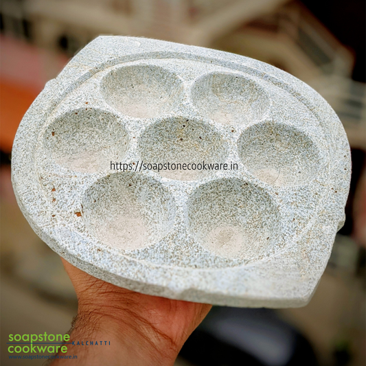 Paddu Tawa/Paniyaram Kal(TREATED) 7 Pits