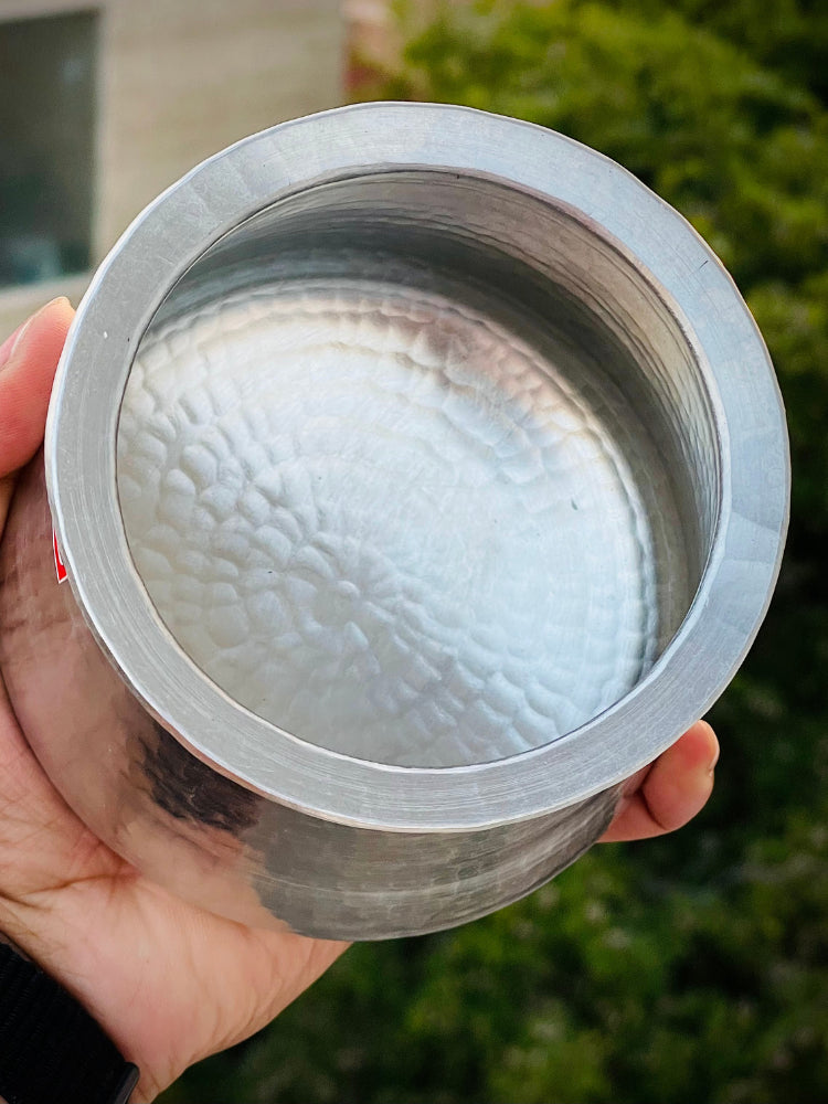 Eeya Chombu (Tin Vessel) ~ Kinnam Shape - L